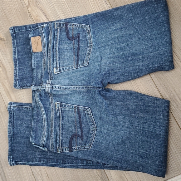 American Eagle Dark Wash Stretch Original Boot Cut Jeans - Picture 2 of 8